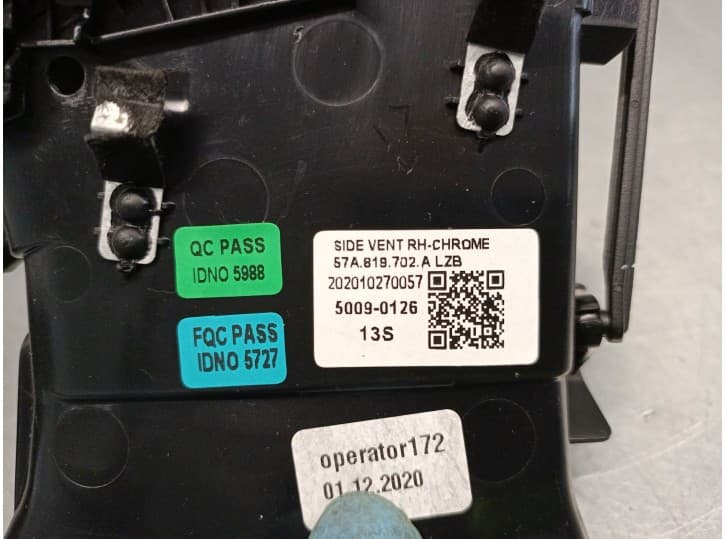Recambio de aireador para skoda karoq (nu7, nd7) 1.5 tsi referencia OEM IAM 57A818702A 5