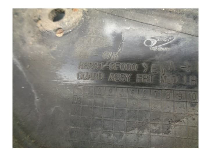 Recambio de faldon trasero para kia opirus (gh) 3.5 referencia OEM IAM 868423F000 3