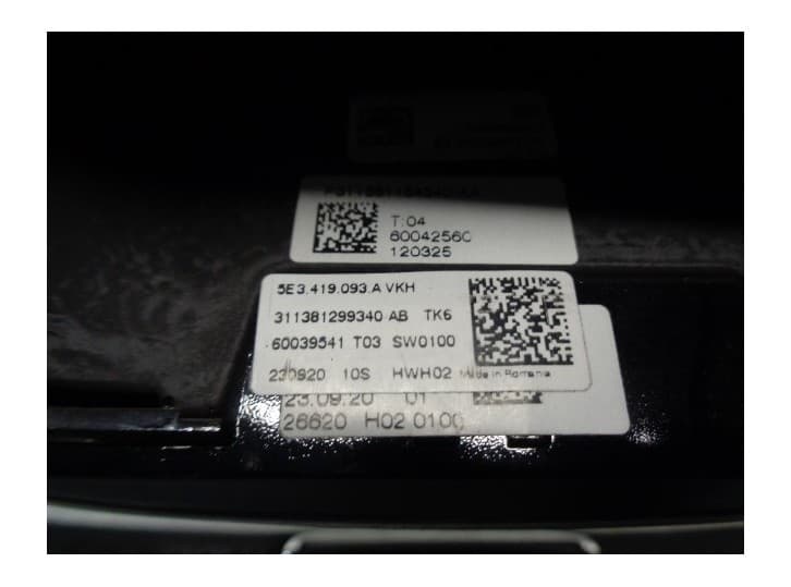 Recambio de volante para skoda scala (nw1) 1.0 tsi referencia OEM IAM 5E3419093A 5