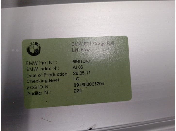 Recambio de portaequipajes para bmw x6 (e71, e72) xdrive 40 d referencia OEM IAM 6981043 4