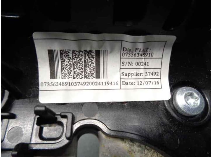 Recambio de volante para fiat 500x (334_) 1.6 (334axe1a) referencia OEM IAM 07356348910 5