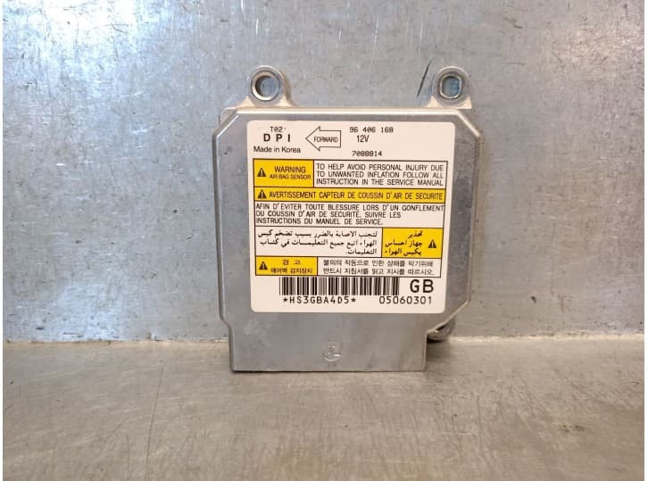 Recambio de centralita airbag para daewoo kalos (klas) 1.2 referencia OEM IAM 96406168