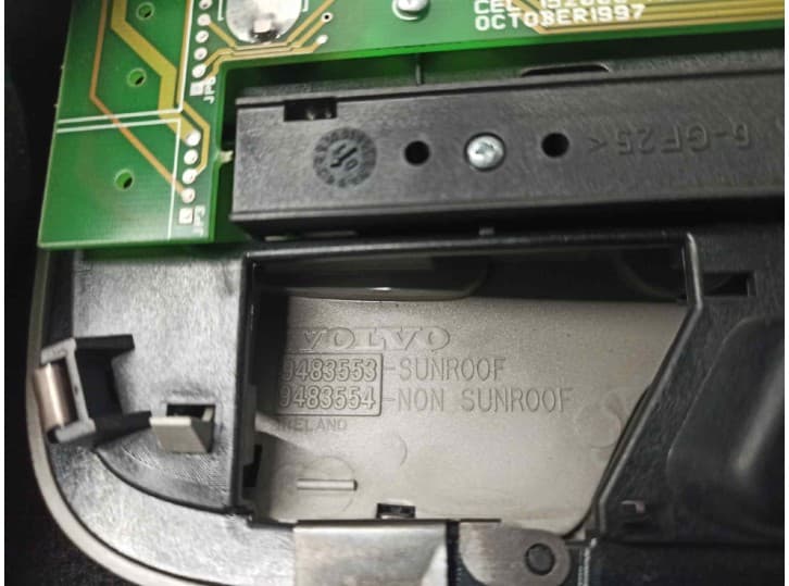 Recambio de luz interior para volvo s60 i (384) d5 referencia OEM IAM 9483553 4