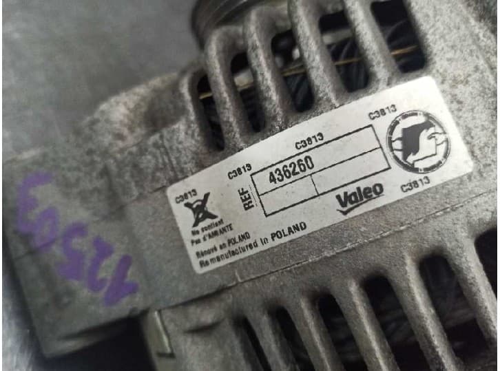 Recambio de alternador para citroën xsara (n1) 1.6 i referencia OEM IAM 436260 C541862R 2