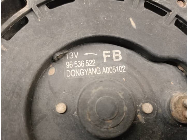 Recambio de electroventilador para daewoo kalos (klas) 1.2 referencia OEM IAM 96536522 2