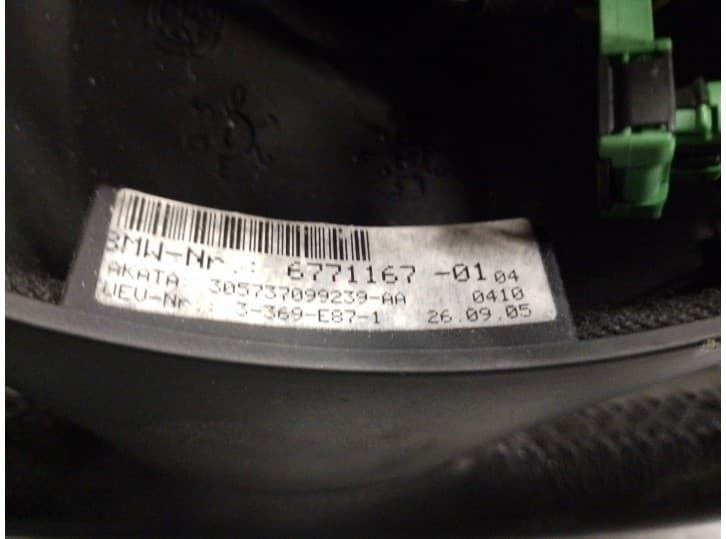 Recambio de volante para bmw 3 (e90) 320 d referencia OEM IAM 6771167 6