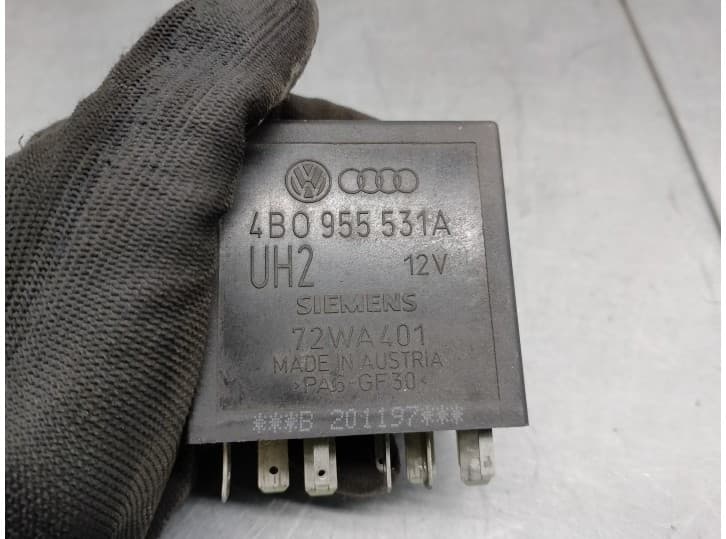 Recambio de rele para audi a4 b5 (8d2) 1.8 referencia OEM IAM 4B0955531A 72WA401 SIEMENS 4