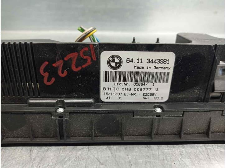 Recambio de mando climatizador para bmw x3 (e83) 2.0 sd referencia OEM IAM 66113443981 4