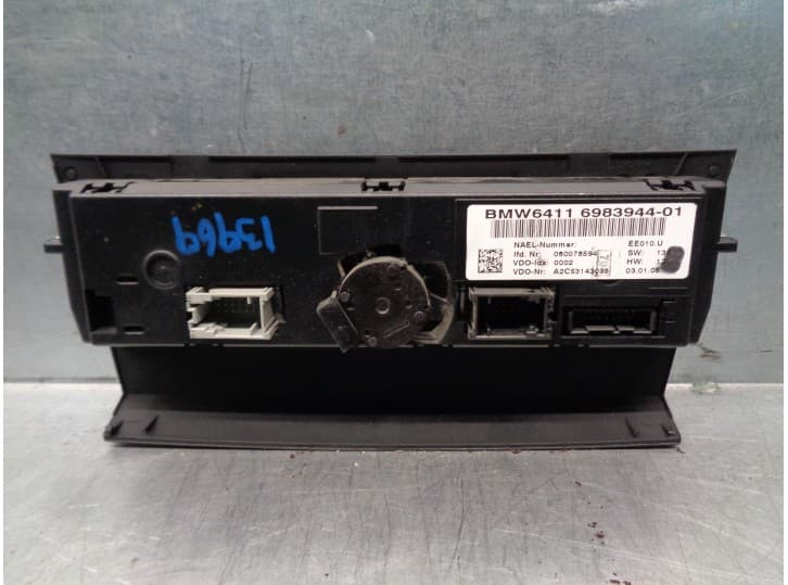 Recambio de mando climatizador para bmw 3 (e90) 318 i referencia OEM IAM 64116983944 2