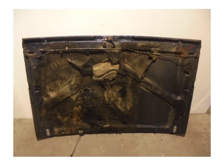 Recambio de capot para jeep cherokee (xj) 2.1 td referencia OEM IAM 55235439AD AZUL 2