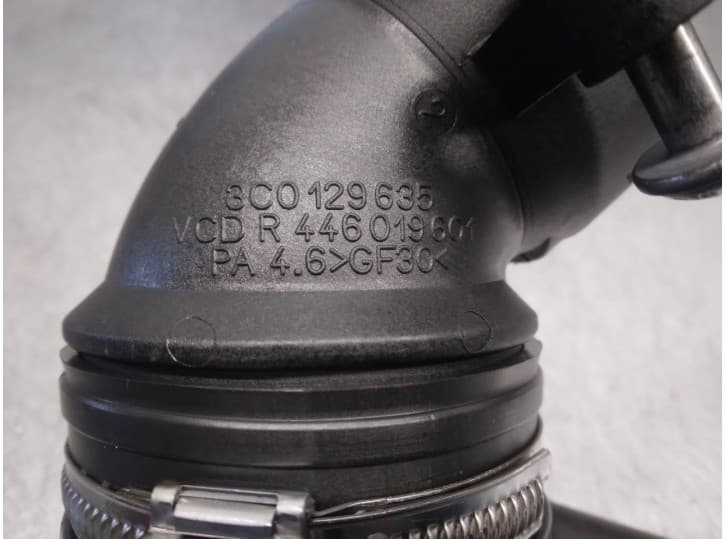 Recambio de tubo para volkswagen golf vi (5k1) 1.6 tdi referencia OEM IAM 3C0129635 2