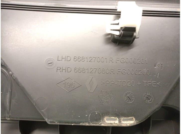 Recambio de torpedo para dacia duster iii (hm_) 1.0 tce lpg referencia OEM IAM 668127080R 3