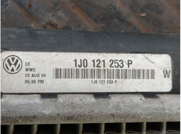 Recambio de radiador agua para seat toledo ii (1m2) 1.6 referencia OEM IAM 1J0121253P 2