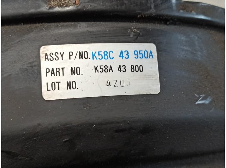 Recambio de servofreno para kia carnival ii (gq) 2.9 crdi referencia OEM IAM K58C43950A 4