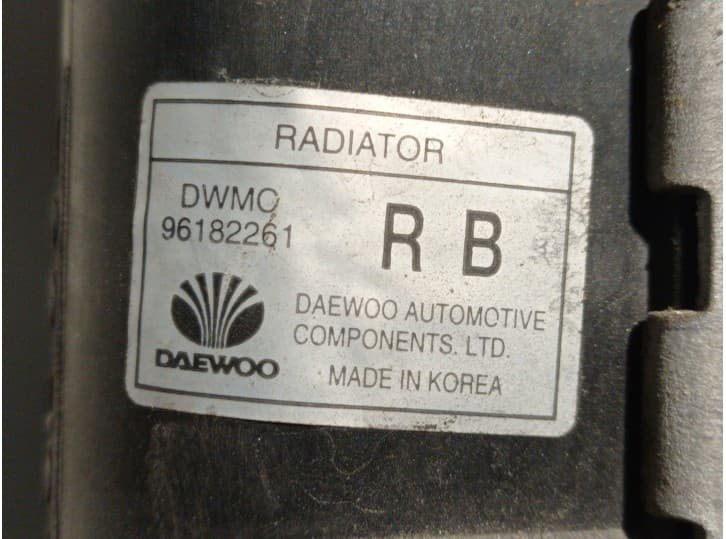 Recambio de radiador agua para daewoo lanos (klat) 1.5 referencia OEM IAM 96182261 2