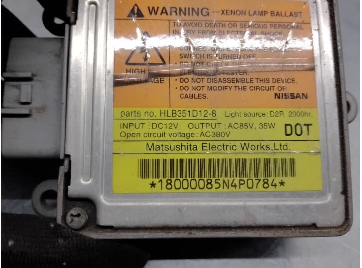 Recambio de centralita faros xenon para nissan altima referencia OEM IAM HLB351D12 4