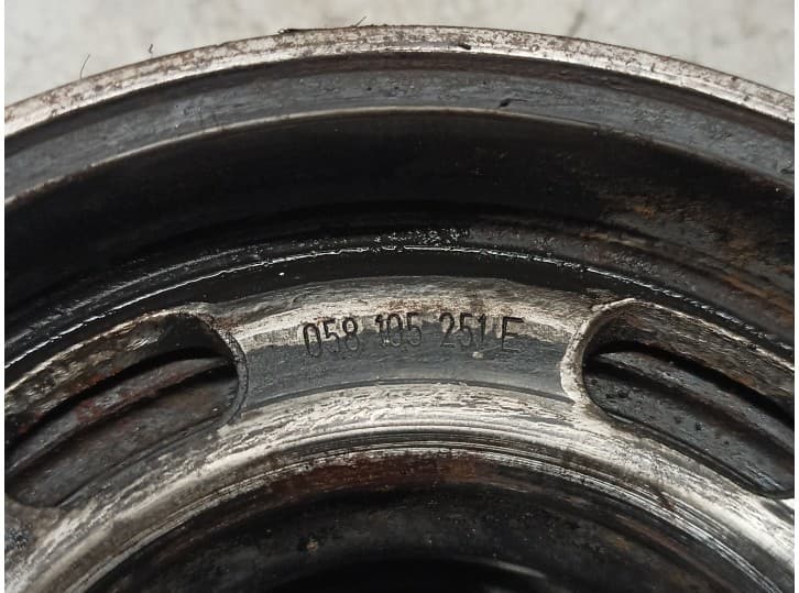 Recambio de polea cigueñal para audi a4 b5 (8d2) 1.8 referencia OEM IAM 058105251E 4