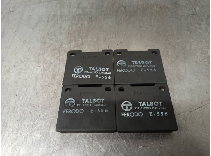 Recambio de pastillas de freno para citroën saxo referencia OEM IAM 598159