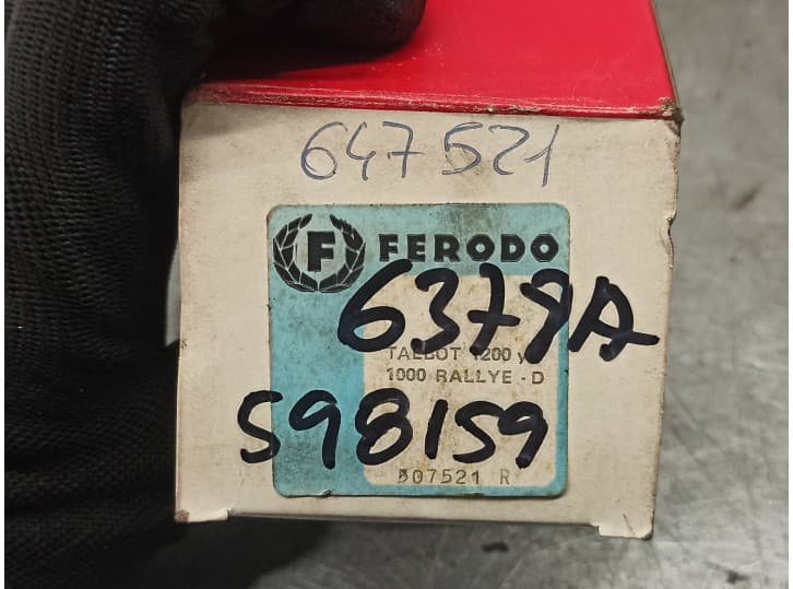 Recambio de pastillas de freno para citroën saxo referencia OEM IAM 598159 4