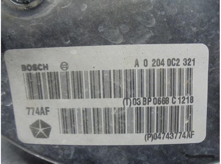 Recambio de servofreno para dodge journey 2.4 referencia OEM IAM 04743774AF 4