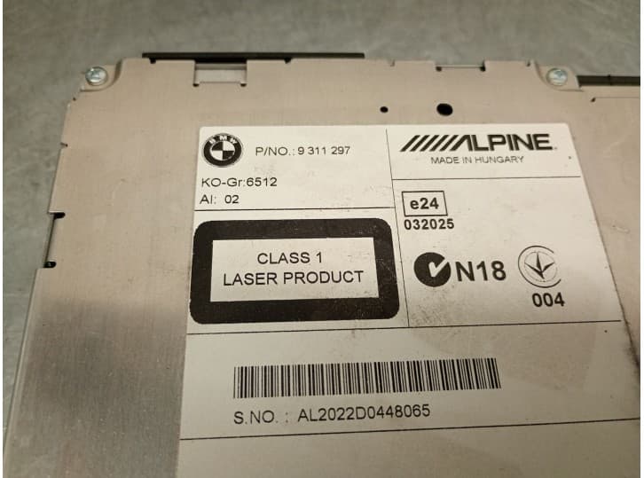 Recambio de sistema audio / radio cd para bmw 3 (f30, f80) 318 d referencia OEM IAM 9311297 5