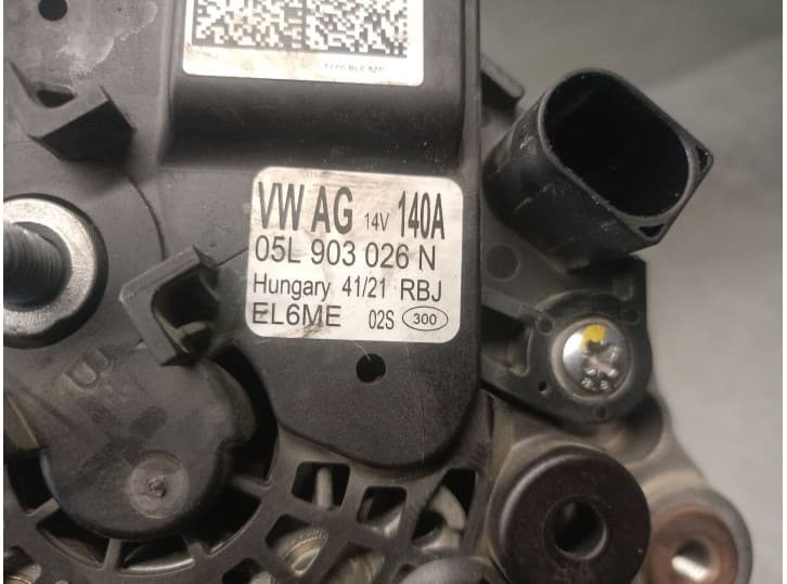 Recambio de alternador para audi q3 (f3b) 35 tdi referencia OEM IAM 05L903026N 05L903026N 7