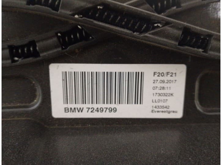 Recambio de techo electrico para bmw 1 (f20) 118 d referencia OEM IAM 7249799 54107266210 2