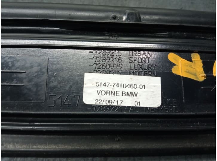Recambio de moldura para bmw 1 (f20) 118 d referencia OEM IAM 51477289215 51477289215 4