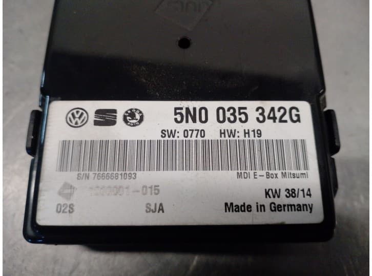 Recambio de modulo electronico para skoda yeti (5l) 2.0 tdi referencia OEM IAM 5N0035342G 5