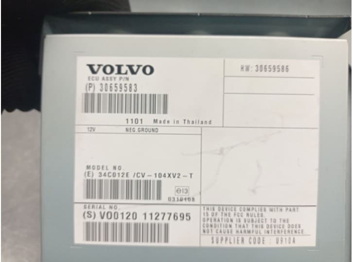 Recambio de amplificador para volvo v60 i (155) d3 / d4 referencia OEM IAM 30659583 6