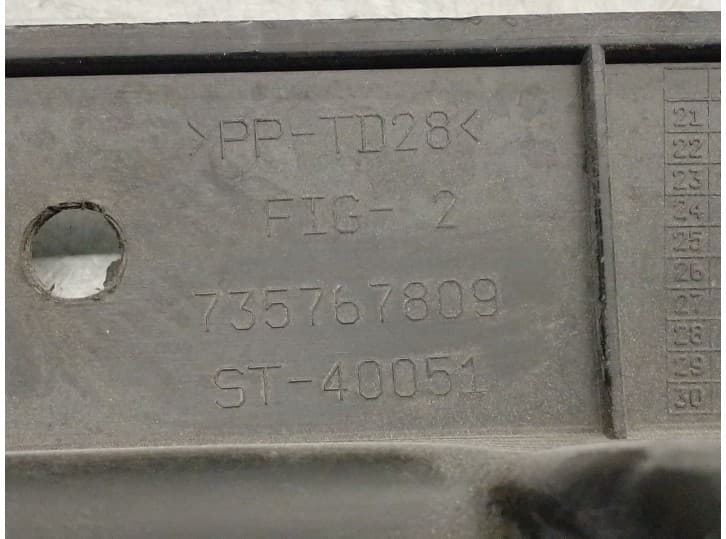 Recambio de panel frontal para jeep avenger 1.2 referencia OEM IAM 735767809 5