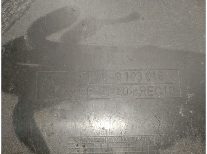 Recambio de cubrecarter para bmw 3 (e46) 328 i referencia OEM IAM 51718193818 51718193818 3