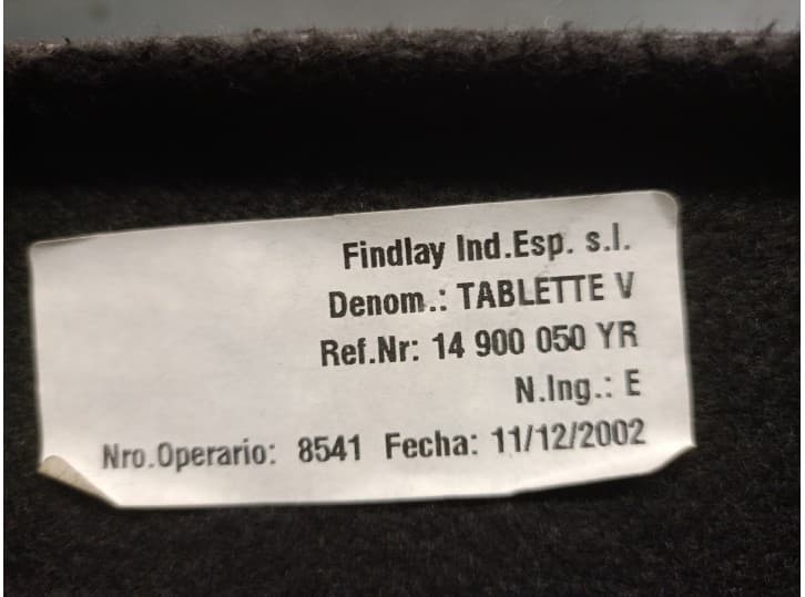Recambio de bandeja trasera para peugeot 807 (eb_) 2.2 hdi referencia OEM IAM 14900050 4