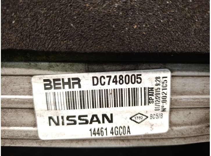 Recambio de intercooler para infiniti q50 50 d referencia OEM IAM 144614GC0A DC748005 3