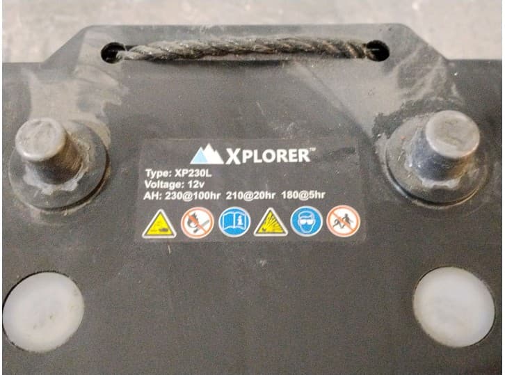 Recambio de bateria para maxus amingo 2.0 referencia OEM IAM XP230L 5