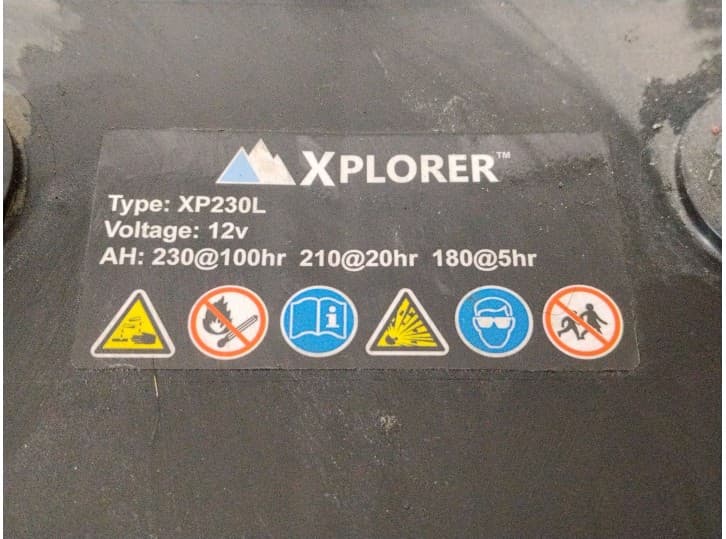 Recambio de bateria para maxus amingo 2.0 referencia OEM IAM XP230L 6