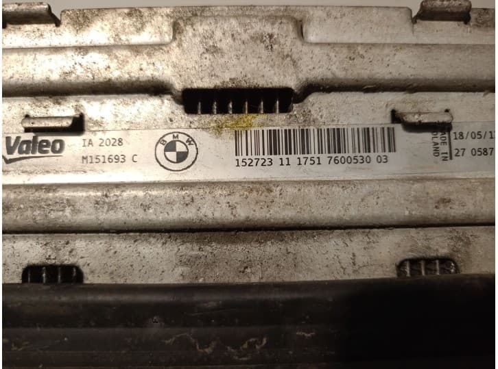Recambio de intercooler para bmw 1 (f20) 116 d referencia OEM IAM 17517600530 M151693C 5