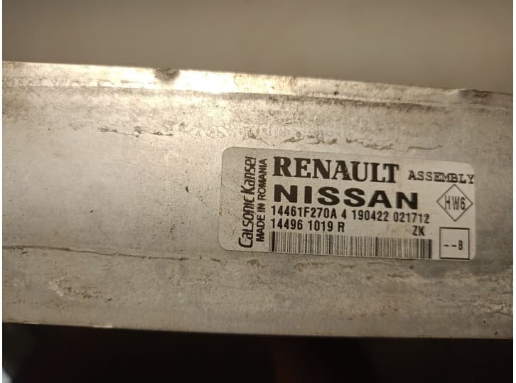 Recambio de intercooler para nissan juke (f16_) 1.0 referencia OEM IAM 144961019R 3