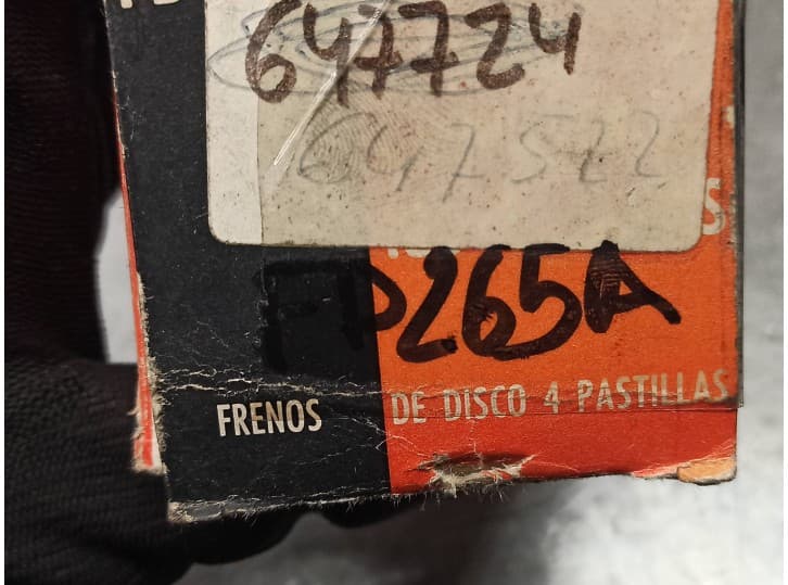 Recambio de pastillas de freno para peugeot 504 2.3 d referencia OEM IAM FD265A 4