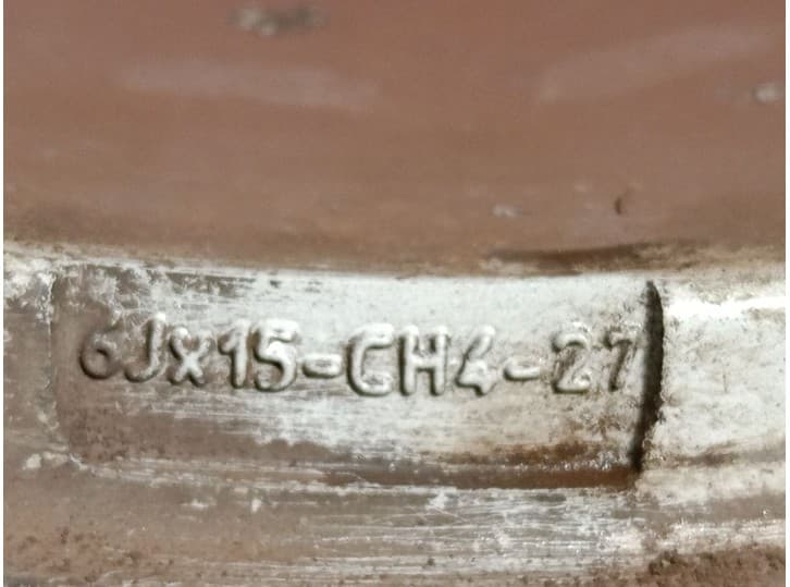 Recambio de llanta para citroën c2 (jm_) 1.4 referencia OEM IAM 5402G3 R156JX15CH4-27 9
