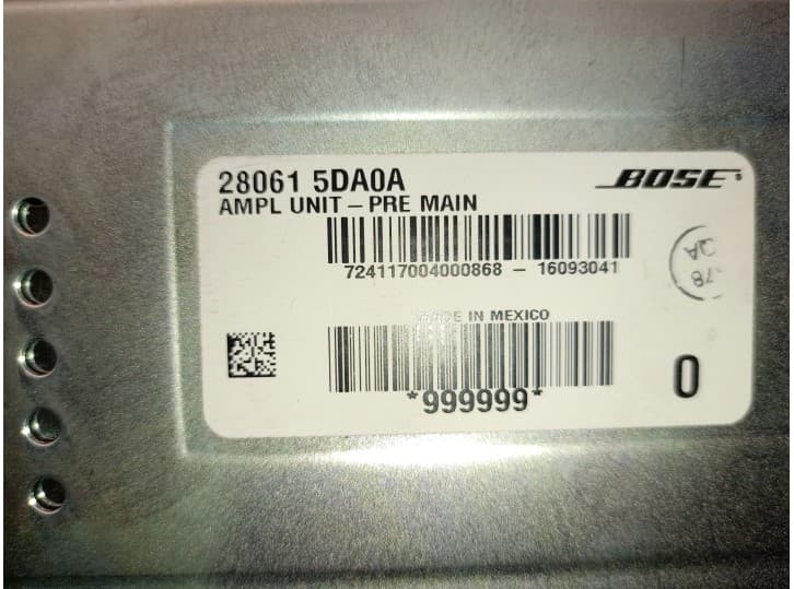 Recambio de amplificador para infiniti qx30 2.2 d awd referencia OEM IAM 280615DA0A 5