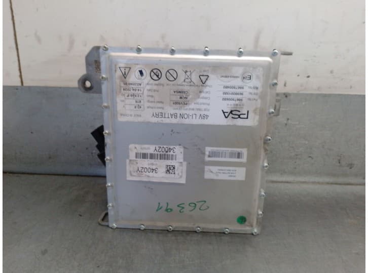 Recambio de bateria para jeep avenger 1.2 referencia OEM IAM 9867800680  PEV8001 3
