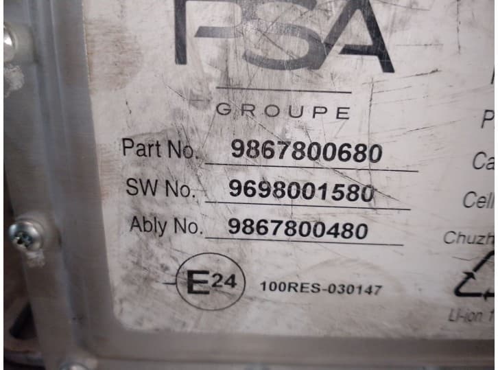 Recambio de bateria para jeep avenger 1.2 referencia OEM IAM 9867800680  PEV8001 10