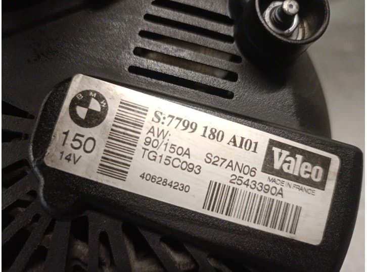 Recambio de alternador para bmw 3 (e90) 318 d referencia OEM IAM 7799180 12318517262 5