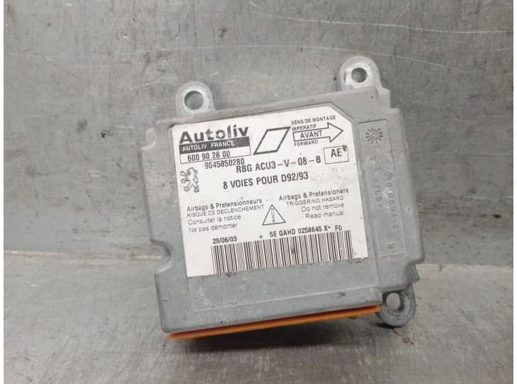 Recambio de centralita airbag para peugeot 406 (8b) 1.8 16v referencia OEM IAM 9645850280