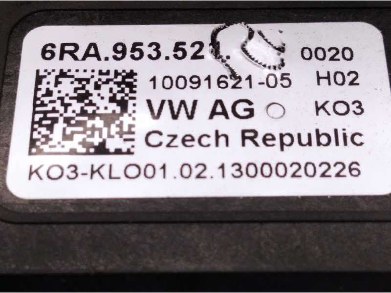 Recambio de mando intermitentes para skoda rapid active referencia OEM IAM 6RA953521 5