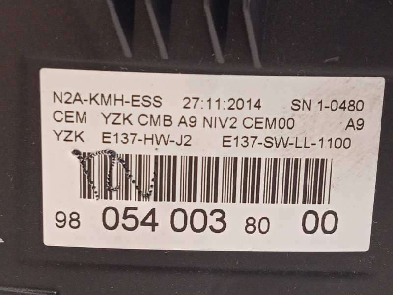 Recambio de cuadro instrumentos para peugeot 208 style referencia OEM IAM 9805400380 - Gris 6