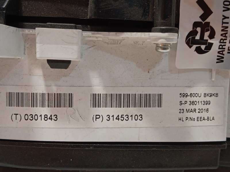 Recambio de cuadro instrumentos para volvo v40 momentum referencia OEM IAM 31453103 - Gris 7