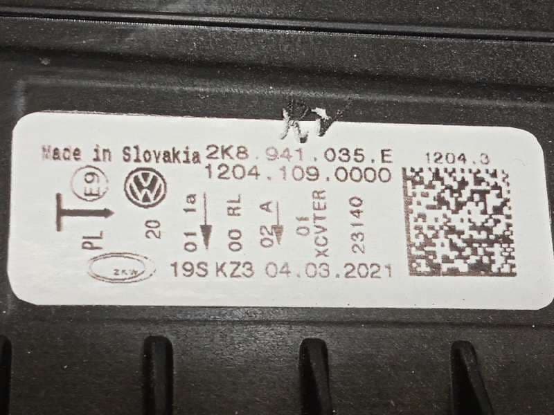 Recambio de faro izquierdo para volkswagen caddy life referencia OEM IAM 2K8941035E 6