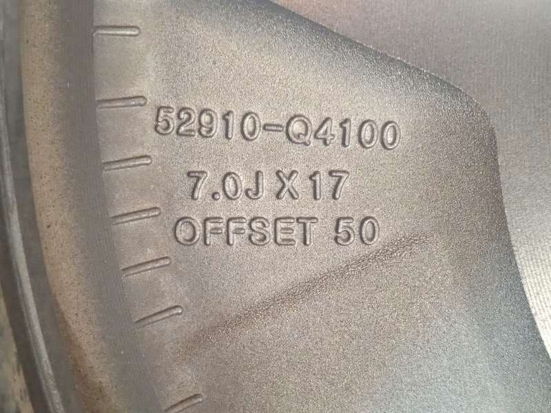Recambio de llanta para kia niro i (de) e-niro referencia OEM IAM 52910Q4100 - Blanco 7